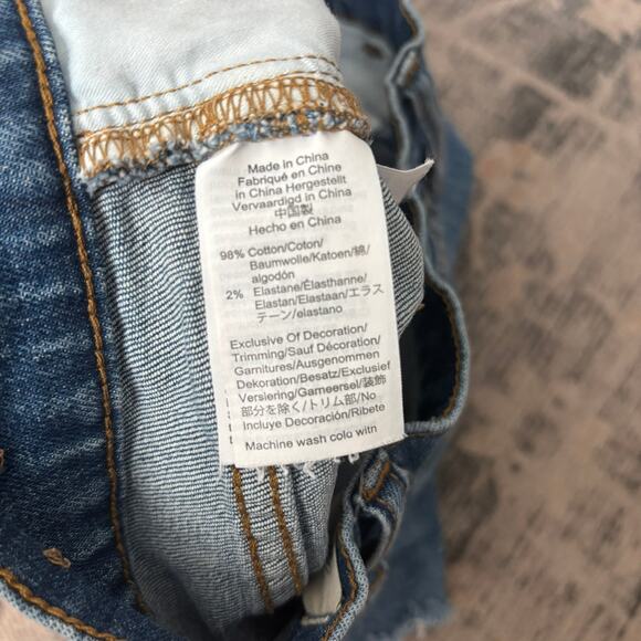 Madewell High Rise Denim Shorts Women's 24 - Picture 5 of 8